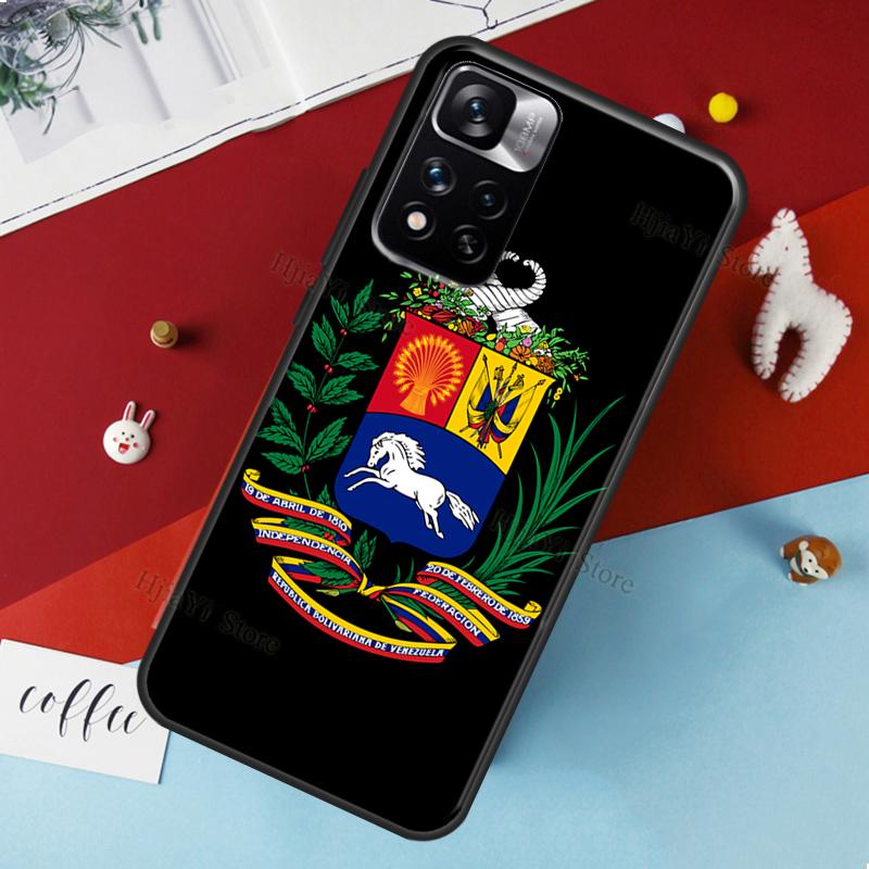 Флаг Венесуэлы Герб Чехлы для Xiaomi Redmi Note 10 Pro Чехол для Redmi Note 11 Pro 8 9 9S 10S 9A 9T 9C Coque