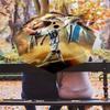Lionel Messi: Art Football Folding umbrella durable 8 paraphenoid bones outdoor Umbrella travel