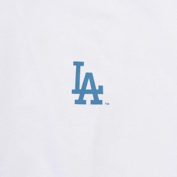 Футболка New Era MLB La Dodgers Team Flag белого цвета 15147513