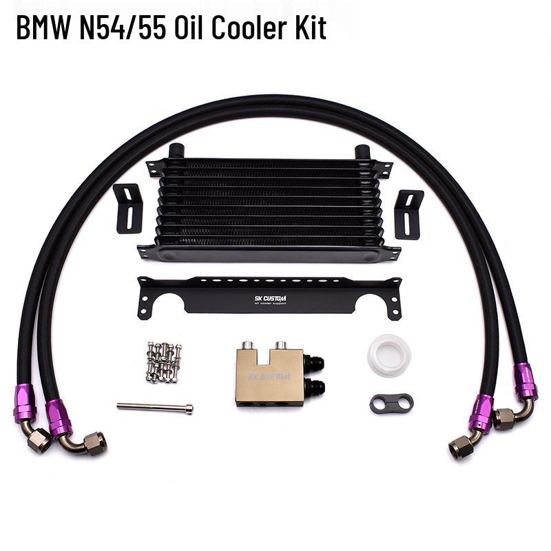 Совместимый с 2-м и 3-м поколениями BMW N54/55 MINI B48 Модифицированный комплект масляно-воздушного охладителя