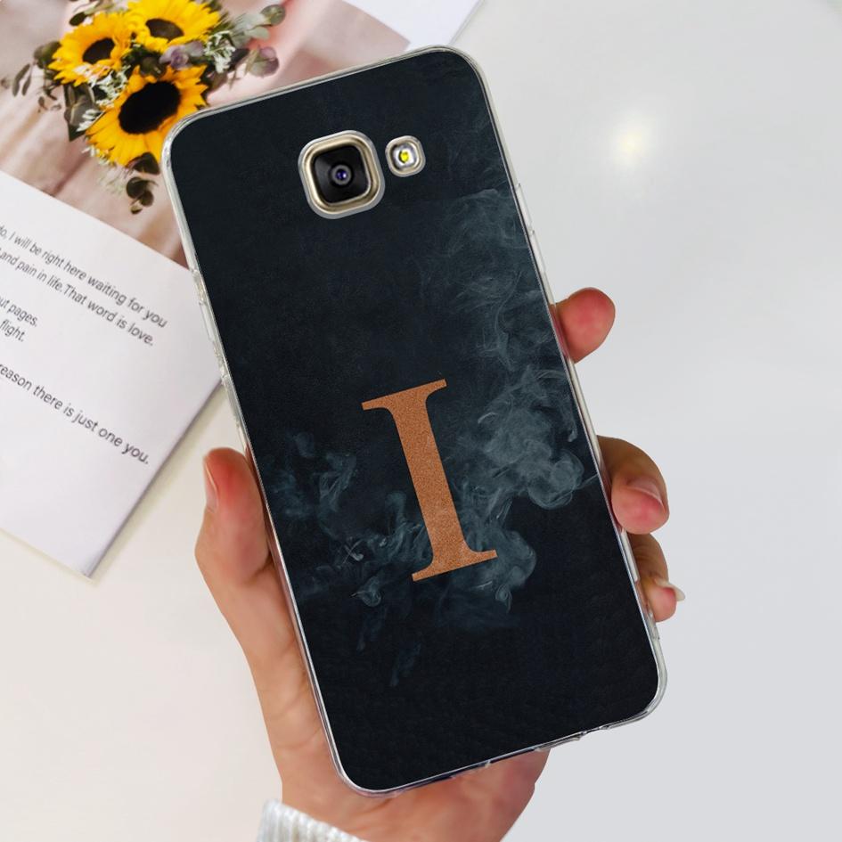 For Samsung Galaxy A3 2016 Case A310F A310M A310Y Silicone Cover Cute Letters Flower Clear Funda For Samsung A3 2017 A320F Coque