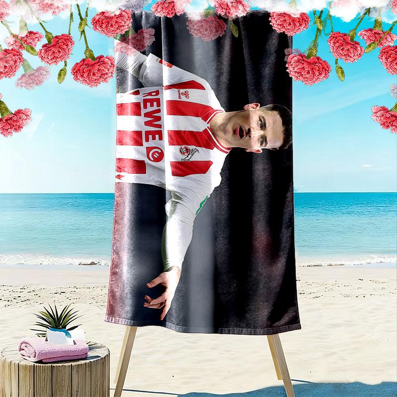 Said El Mala Print Beach Towel, Large Soft Quick Dry Towel for Beach Camping Swimming