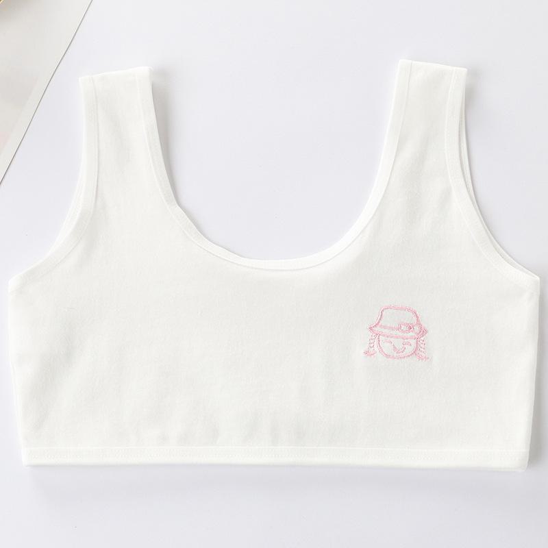 Тренировочный бюстгальтер из хлопка для девочек - Молодежь, Студенты, Начальная школа, Подростки