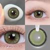 Colored Contact Lenses with Diopters Diamond Eye Lens Myopia Lenses for Vision  (-1.00~-6.00) Prescription Lenses Color Contacts