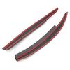 Car Accessories Glossy Black Head Light Lamp Eyebrow Eyelid Cover Trim For VW Scirocco 2009-2017 Exterior Decoration
