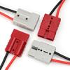 28см разъемы Anderson 50А с проводом 12AWG клемма M8 вилка Кабельный удлинитель для зарядки аккумулятора погрузчика Разъем Anderson