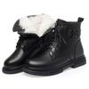 Women's Winter Boots Large Size  Genuine Leather Non-slip Women's Snow Boots Natural Wool Warm Women's Ankle Boot