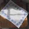 Square Cup Mat Cotton photo background cloth New Western Food Mats  Table Decor