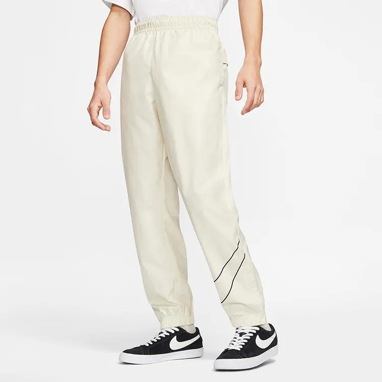 Nike Casual Pants Men's Fossil Gray Moderate Cuffed Pants (Unisex) Casual Pants CI7231 238