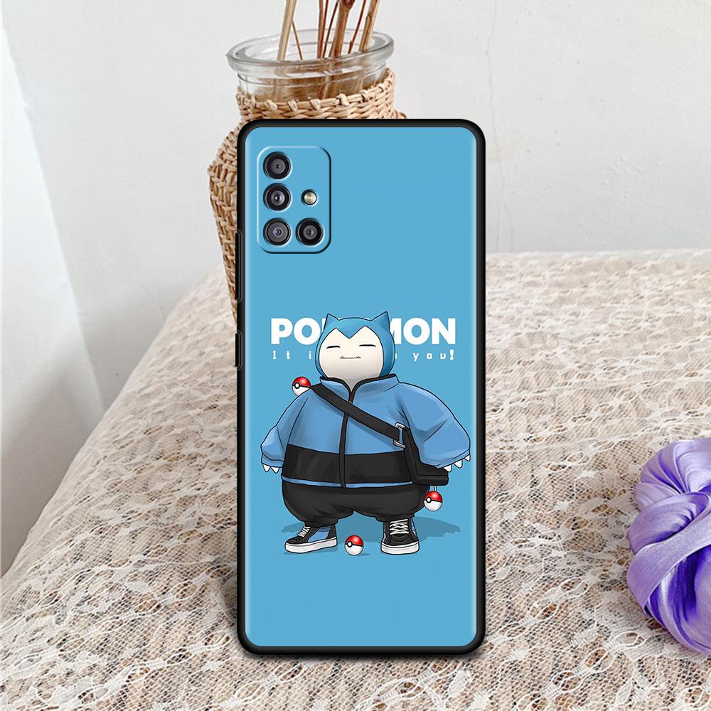 Модный мягкий чехол с покемоном для Samsung Galaxy A51 A12 A21s A71 A31 A52 A32 A02s A22 A41 A13 A11 A03s A72, силиконовый чехол из ТПУ для телефона