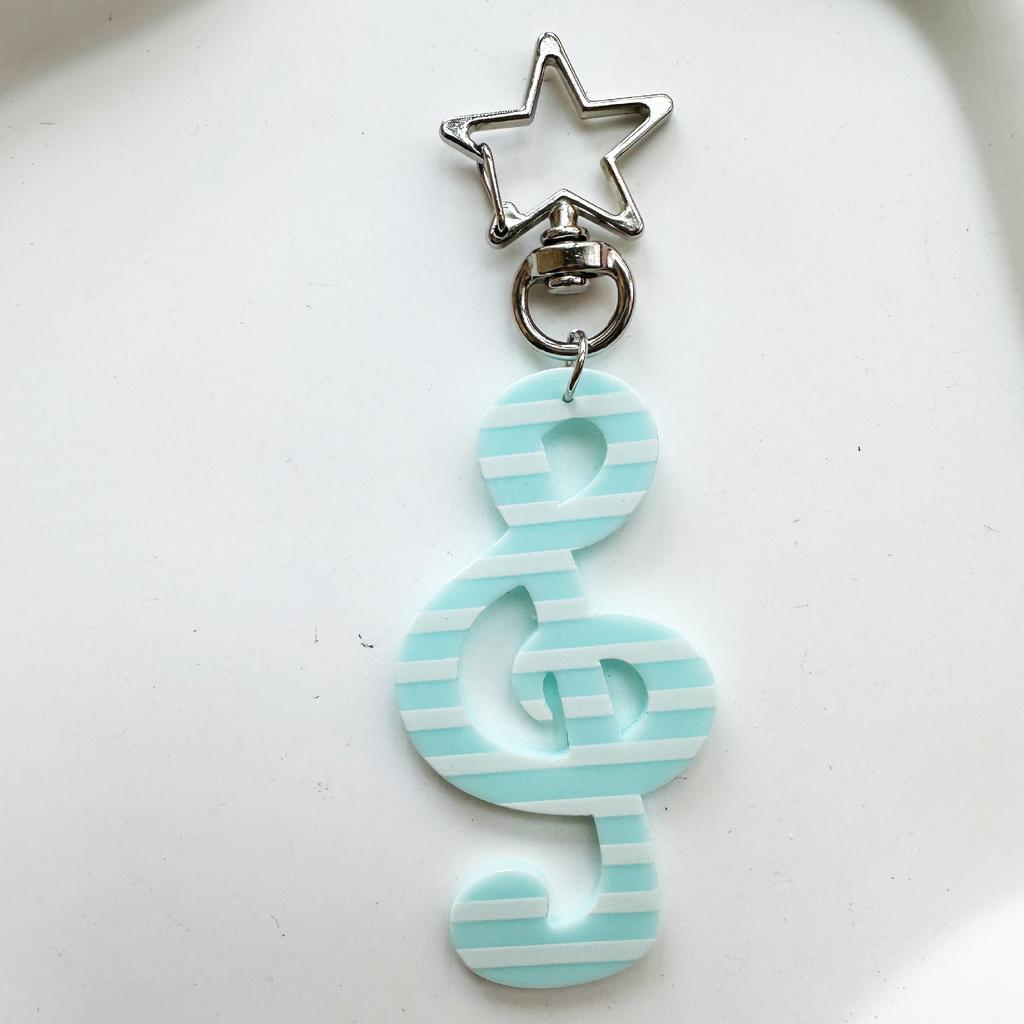 Мода Винтаж Органайзер для ключей Ретро Горошек Полосатый Нота Звезда Шарм для сумки Милый Инс Держатель для ключей Милый Забавный Подарок