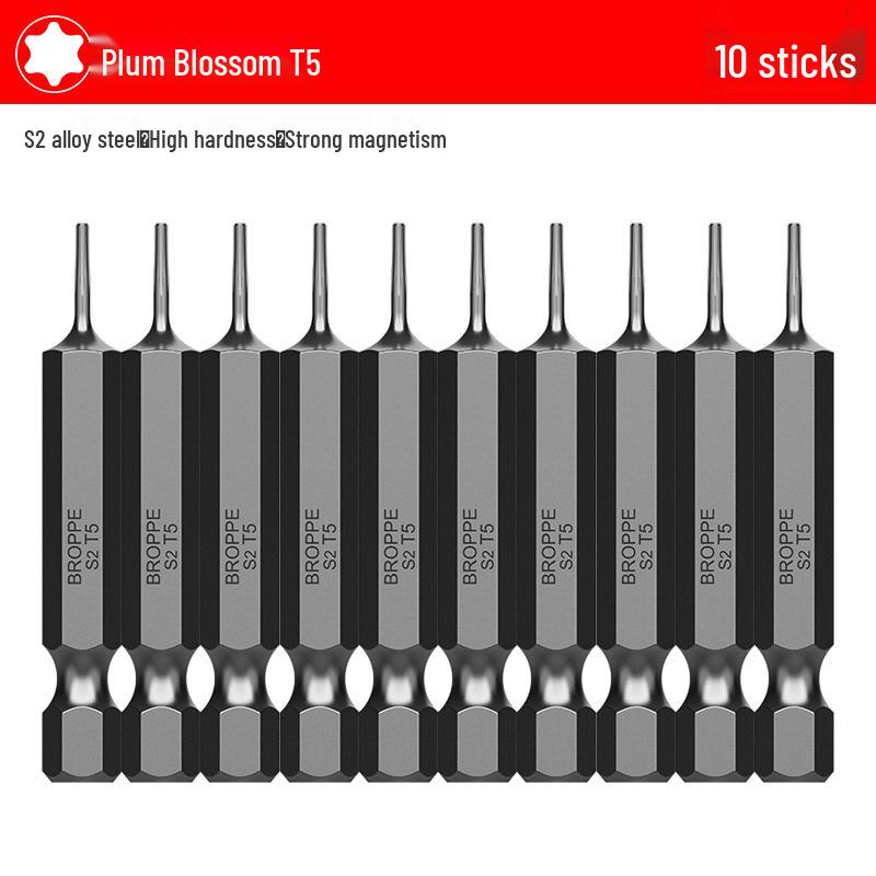S2 Steel Magnetic Phillips & Slotted Screwdriver Bits Set for Electric Hand Drills and Pneumatic Tools