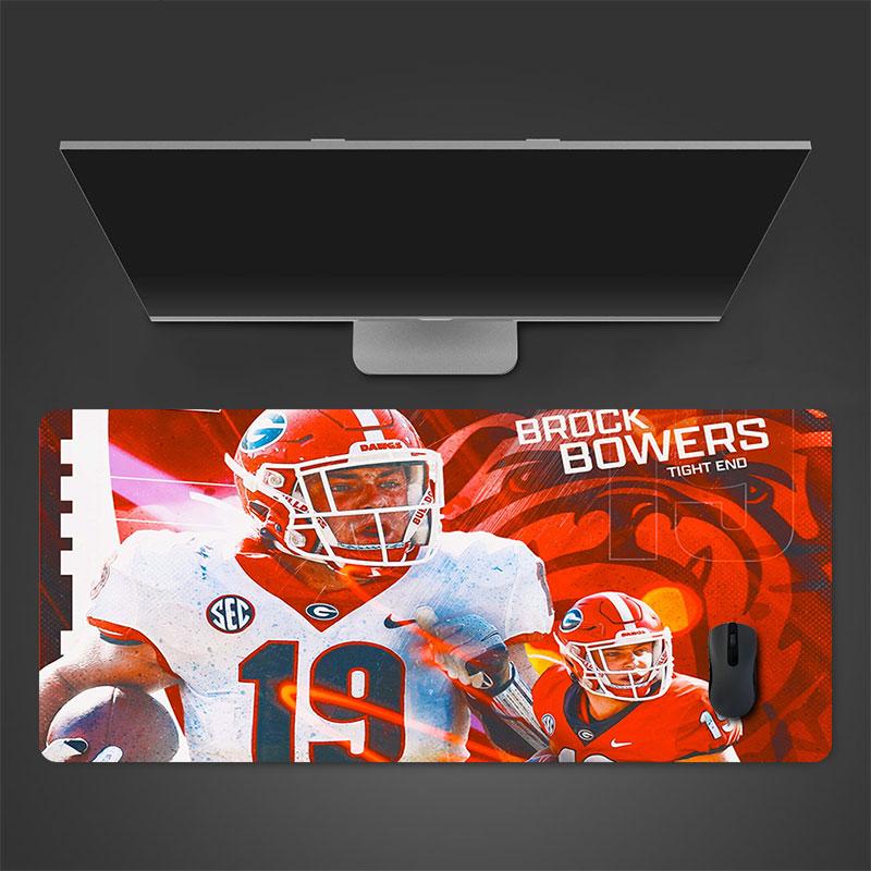 Brock Bowers Mouse Pad, Large Gaming Desk Mat, Non-slip XXL Mousepad for Laptop & Tablet, Mini PC Playmat with Stitched Edges