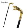 Golden Black Dragon Handle Luxury Walking Stick Party Fashion Elegant Walking Stick Decorative Cospaly Cane Knob Crosier 90cm