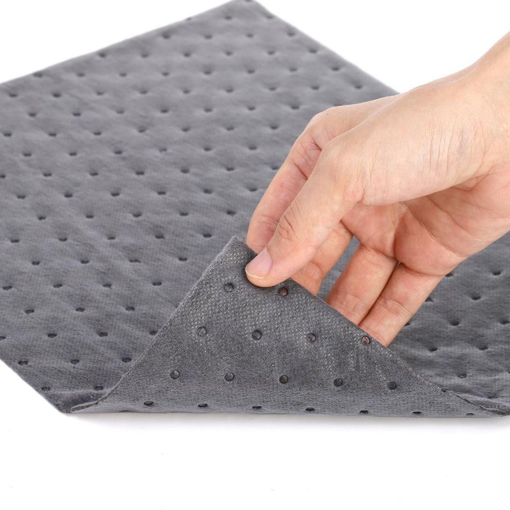 5Pcs Absorbent Mat Oil Spill Mat Grey Garage Floor Mat Shearable Oil Absorbent Pads  Under Car