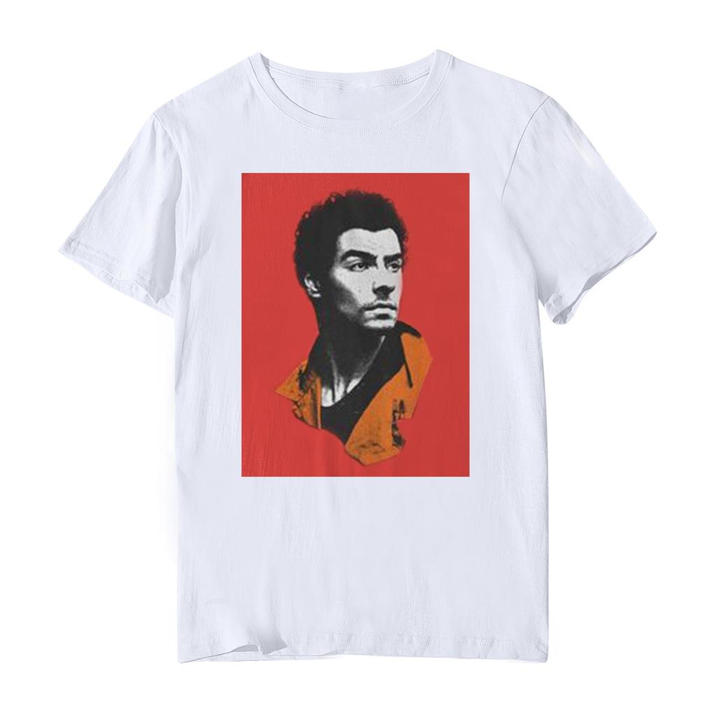 Повседневная модная спортивная футболка с круглым вырезом и принтом унисекс с коротким рукавом