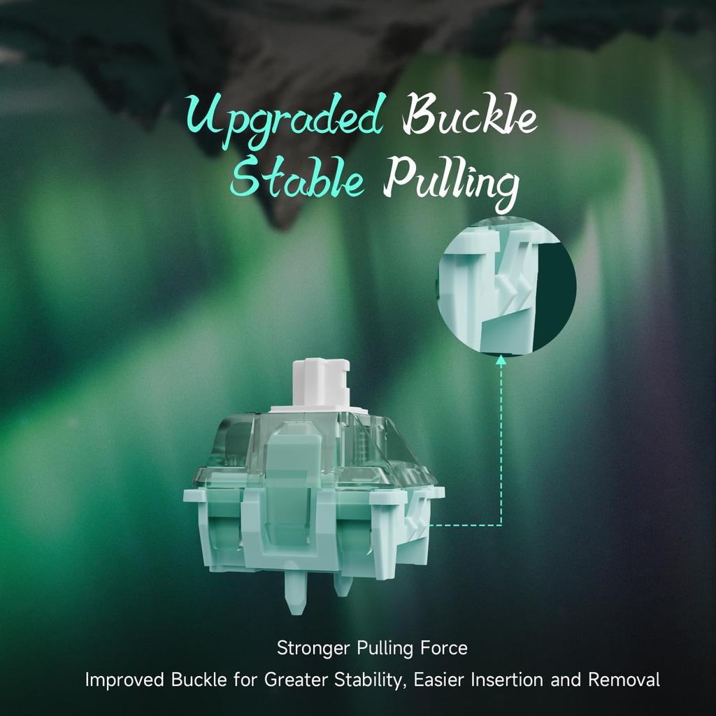 Клавиатура GATERON Magnetic Ball Pro Линейный Заводская Свободная Настройка 20 мм Длинная Пружина Клавишный Переключатель для Механической Клавиатуры Переключатель, Предварительно Смазанный Предварительный Ход