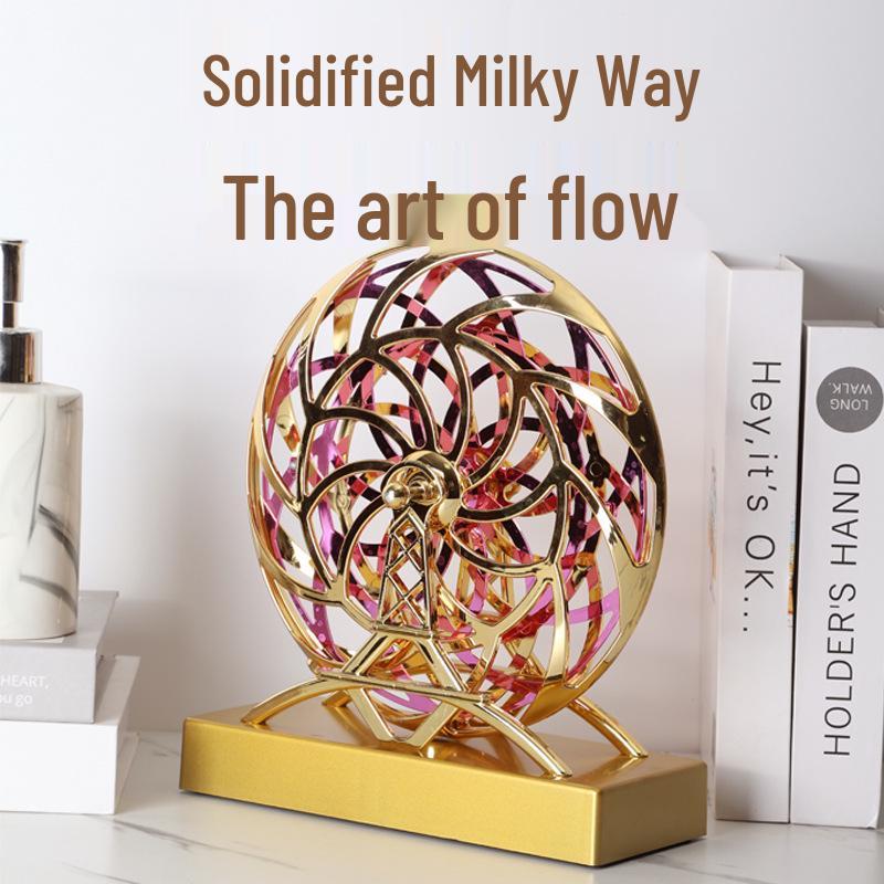 Небесный Хаотичный Орнамент: Вечный двигатель с левитирующими качелями для домашнего декора