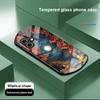 Золотой Лист Черный Для Apple IPhone 16 11 13 15 14 Pro Max 12 Mini 7 8 Plus XR X XS Чехол для телефона из закаленного стекла эллиптической формы