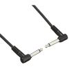 Kikutani TECH Patch Cable, 50cm (L/L), 5mm Diameter, P-50, Black