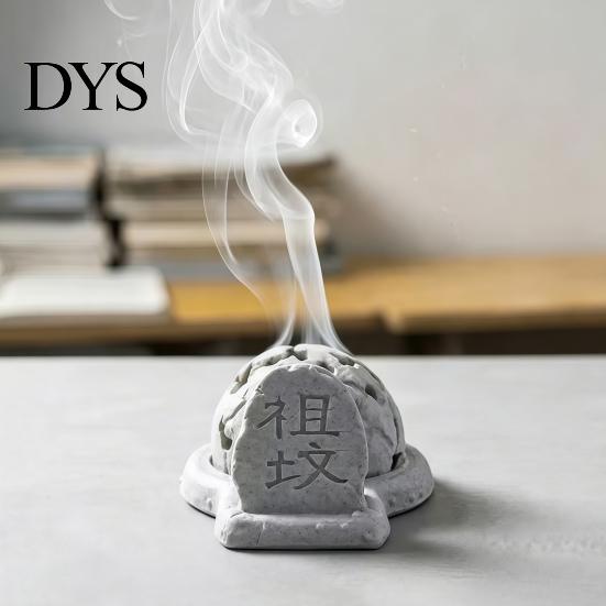 Декоративные подставки для благовоний для входов, 3D-печатный орнамент-кадильница, Текстура под камень, Креативные забавные орнаменты для снятия стресса, Кадило,