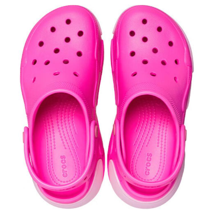 Crocs Женские клоги Bubble Crush Розовые Crush Платформа Комфорт Натяжные 210061-6TW