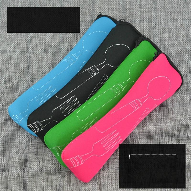 3 шт./компл., столовая посуда, портативная печатная ложка из нержавеющей стали, вилка, нож для стейка, набор столовых приборов для путешествий, стол