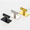 Self-Adhesive Storage Hook Towel Hanger Strong Load-bearing Anti-Rust Simple Installation Bathroom Robe Towel Hook