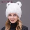 Женская шапка с ушками