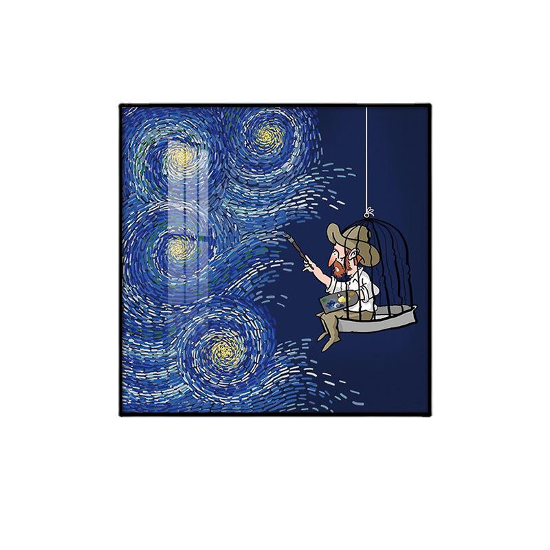 Van Gogh Decorative Paintings: Bedroom, Starry Night, Wheat Field, Sunflower, Living Room & Children's Wall Art Collection.