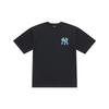 Новая футболка унисекс из базовой коллекции MLB New York Yankees SS25, черная, 3ATSB0653-50BKS