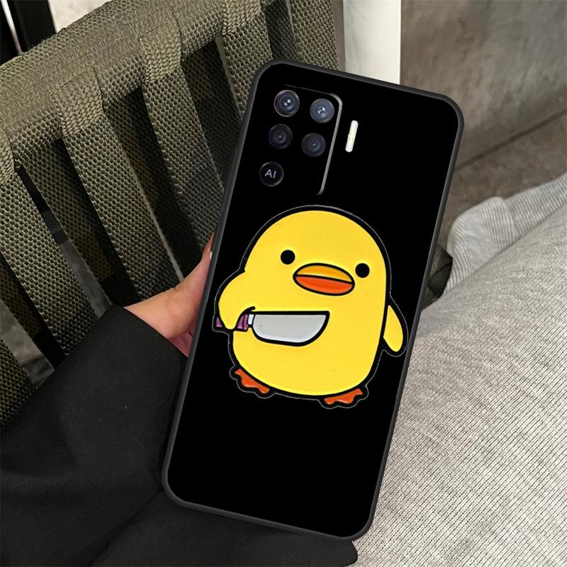 Желтый Чехол-Утка Для Oppo A38 A18 A58 A78 A98 A79 A40 A60 A80 A16 A76 A96 A15 A74 A94 A54 A77 A17 Чехол