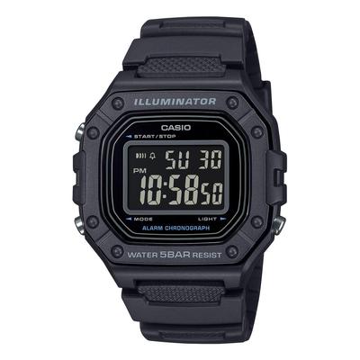 Коллекция наручных часов Casio Оригинальный продукт для внутреннего рынка Модель W-218H-1BJF Эксклюзивно для веб-магазина Мужские Черный