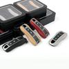 AABKT1 Leather Car Smart Key Cover Case Fob For Porsche 911 Macan Boxster Cayenne Panamera Taycan  Cayman 971 9YA 718 Key Shell
