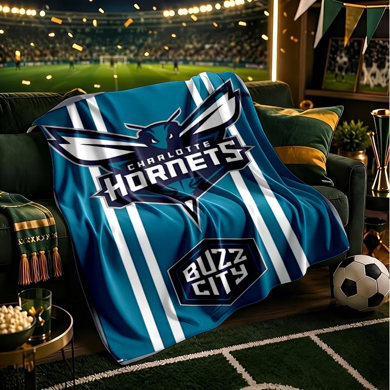 Space Hornets Logo Blanket Lightweight Flannel Bedding Blanket Perfect for Travel, Camping, Living Rooms, Offices, Sofas, Fan Christmas gift
