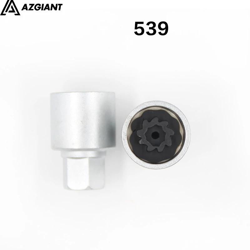 1 шт. Инструмент для снятия противоугонных винтов автомобильных шин, гильза-ключ для Volkswagen Beetle Polo Golf Jetta Passat CC Tiguan, Инструменты для ремонта