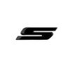 3D ABS Chrome Car S V6 Letters Rear Trunk Badge Emblem stickers For Ford Focus Bronco STRACING Fusion Kuga Mondeo Auto Styling
