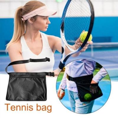 Tennis Supplies Tennis Bag Adjustable Belt Pickleball Bag Portable Tennis Ball Carry Bag