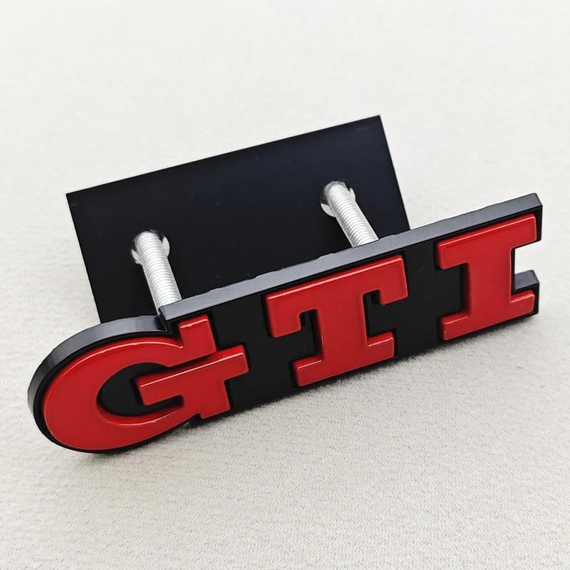 Golf 3 4 MK3 MK4 2026 Hot For VW VOLKSWAGEN 3D Metal Logo GTI Car Front Grille Badge Emblem For Volkswagen Polo Typ 9N3 6R AW Go