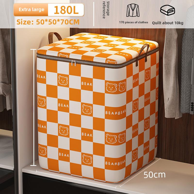 Большие сумки для хранения одеял, утолщенные сумки для хранения одежды с застежкой-молнией, складные контейнеры для хранения при переезде, постельное белье, одеяла, пледы