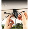 80° Rotating Car Eyeglass Holder - Dual-Direction Clip for Visor/Sunshade, Universal Multi-Position Eyewear Storage Accessory