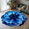 3D Flower Bathroom Rug Anti-Slip Absorbent Floor Mat Realistic Flower Area Rug for Entrance Living Room Bathroom Bedroom