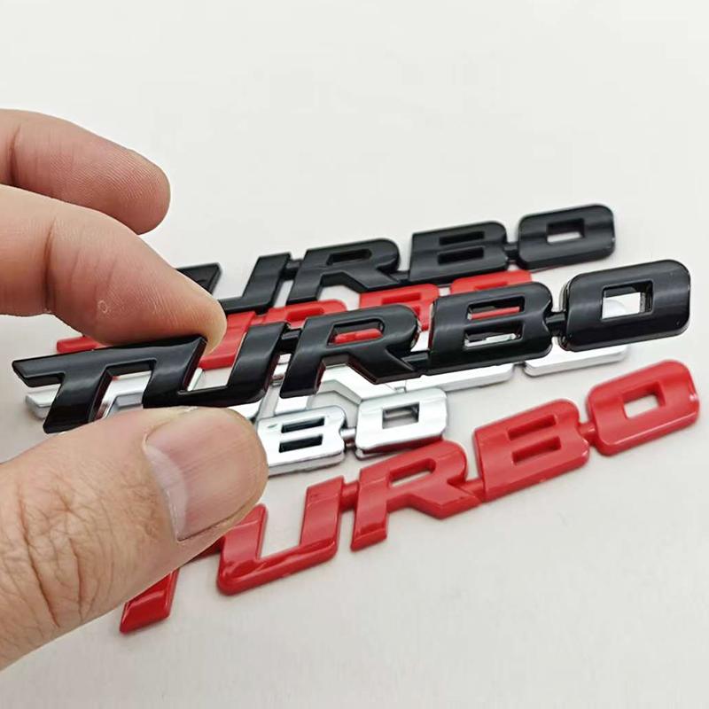 Автомобильная наклейка Турбированный Турбо ABS 3D Значок Аксессуары для Модификации Авто Задняя Наклейка Боковая Наклейка Декоративная Наклейка на Авто