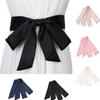 Clothing Decoration Satin Sash Satin Polyester Wide Waistband High Quality Bridal Waist Belt  Women