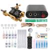 Coil Tattoo Machine Foot Pedal Power Supply Clip Cord Practice Tattoo Ink Novice Tattoo Kit