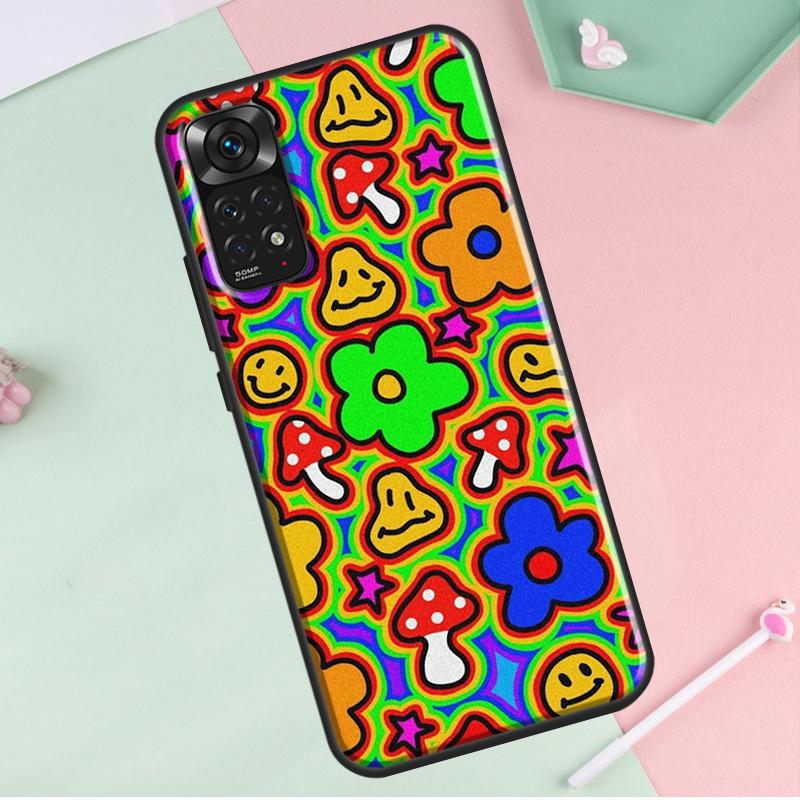 Psychedelic Trippy For Redmi Note 12 Pro Plus Cover For Redmi Note 10 8 9 11 Pro 12S 11S 10S 9S 9C 10C 12C Case