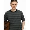 Men's American Retro Striped Henley Collar Short-Sleeve T-Shirt, New Summer Style, Loose Casual Pure Cotton Regular Shoulder T-Shirt