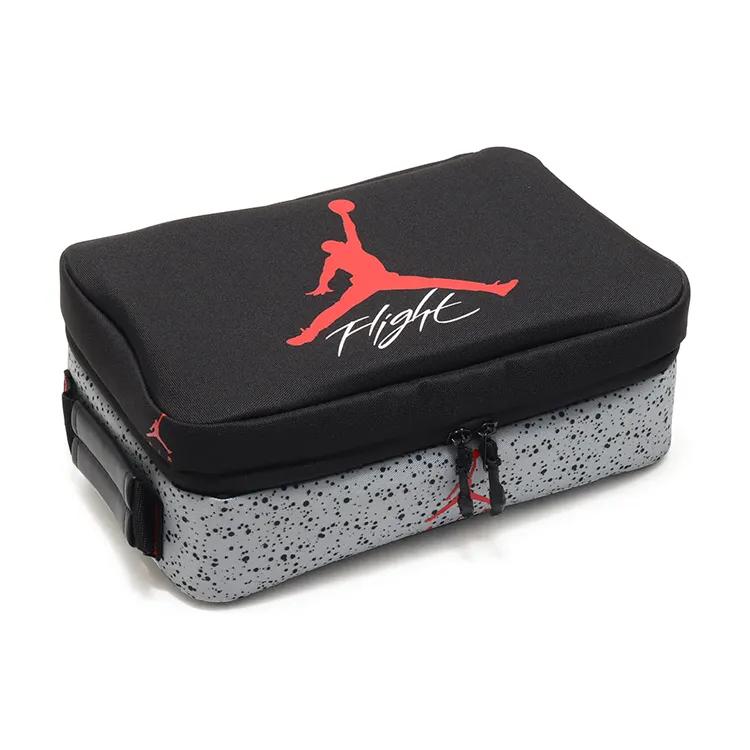 Jordan Polyurethane Shoe Box Bag , Handbag Regular Unisex Black (Unisex) Handbags 9B0388 KG5