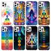 Yoga Chakra Spiritual Energy Universe Phone Case For iPhone 17 Air 11 13 Mini 14 15 Plus 16 12 Pro Max 16E SE 7 8 Pattern Soft T