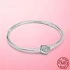 Горячий 925 Серебряный Оригинальный Me Браслет Fit Brand Me Charm Бусины Мода Узел Бесконечности Женщины Femme Браслет Роскошные Ювелирные Изделия